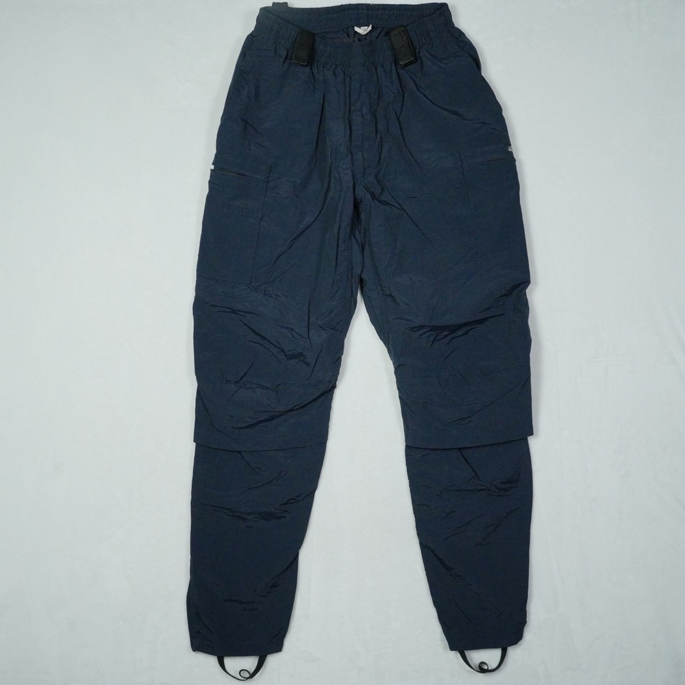 Mocean Tactical Cargo Pants Navy Blue Reflective Zipper Hem Mens Large USA 2020